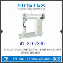 Single/Double Needle Post Bed Lockstitch Sewing Machine (MT 810/820)